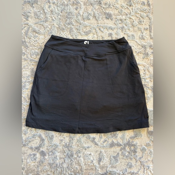 FootJoy Black Athletic Golf Skort - Picture 1 of 5
